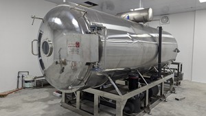 Machine de lyophilisation sous vide motorisée à vapeur, automatique, en acier inoxydable, contrôlée par PLC, WHFD-100, pour la transformation alimentaire - Product Image 3