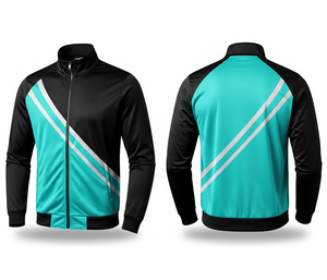 Lightweight Sports Zip Jacket for Gym <b>Running</b> & Training Breathable Quick Dry | Sizes Men Women Youth | Training Jacket - Product Image 3