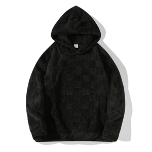 Sudadera con Capucha para Mujer, Diseño Geométrico, Forro Polar, Informal, Manga Larga, Color Gris, 100% Poliéster, para Mujer, 2026 - Product Image 6