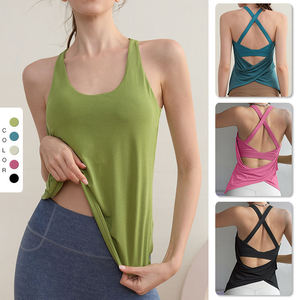 Débardeur en toile respirant sans manches pour femme, coupe ajustée, avec boutons sur le devant, style uni, idéal pour l'été - Product Image 5
