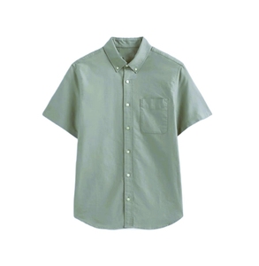 Chemise à manches courtes pour homme en coton 100% personnalisable, de haute qualité, respirante, décontractée, pour l'été - Product Image 4