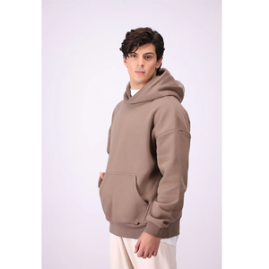 Sweat à capuche pour homme en polyester/coton de haute qualité, design personnalisé, hiver, uni, décontracté, grandes tailles, OEM, teinture dégradée, idéal pour les vacances - Product Image 6