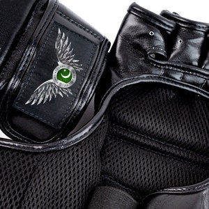 ถุงมือศิลปะการต่อสู้แบบมีโลโก้สั่งทำสำหรับทีมและยิม ถุงมือ MMA สำหรับการฝึกซ้อมแบบหนัก พร้อมสายรัดข้อมือเสริมความแข็งแรง - Product Image 6
