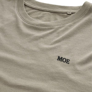 Camiseta Casual de Manga Larga de Algodón Premium para Hombre, Cuello Redondo, Logotipo Personalizado, Ropa Urbana, OEM, Marca Privada, Venta al Por Mayor - Product Image 2