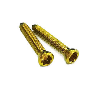 ชุด 5 ชิ้น สกรูผ่าตัดกระดูกเหล็กแบบเจาะตัวเองขนาด 2.4 มม. สำหรับศัลยกรรมกระดูกและข้อ ใช้ซ้ำได้ สำหรับสัตว์ โดย Narham - Product Image 2