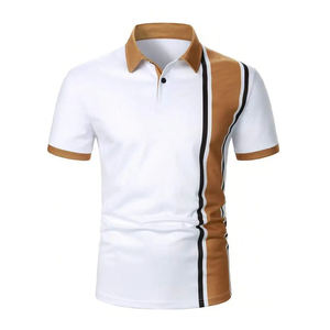 Camisetas de polo de golf personalizadas OEM al por mayor de alta calidad para hombre, blancas, transpirables, de algodón, con impresión personalizada, manga corta - Product Image 1