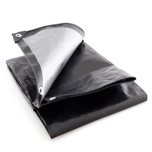 Bâche en PE tissée lisse de poids moyen 700D-1500D 55-280gsm, imperméable, coupe-vent, résistante aux UV, écologique, en HDPE/LDPE, unie - Product Image 5