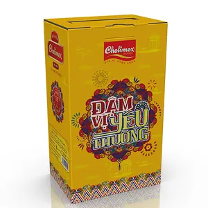 Proveedor de garantía comercial Embalaje de cartón metalizado para exportación con logotipo personalizado Tratamiento UV Precio razonable de Vietnam
