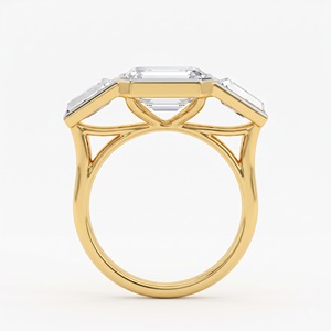 Bague de luxe plaquée or 18K 14K avec diamant de 2 carats Emra Paramount, diamant cultivé en laboratoire, bijoux élégants et raffinés, parfaits pour un usage quotidien - Product Image 6