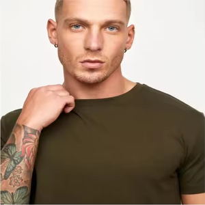 Mens Cotton T Shirt Comfortable Daily Wear Supplier Cotton Tee Men Plain Casual Apparel Manufacturer Men Cotton T Shirt - Product Image 4