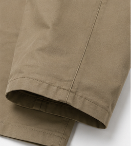 Shorts cargo marron pour homme, taille mi-haute, cordon de serrage, toile de coton, style décontracté - Product Image 5