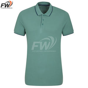 Polo décontracté sportif pour homme OEM, col classique, personnalisé, en coton, pour le golf, fabriqué en polyester/coton, prix usine - Product Image 1