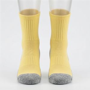 Thick Cushion Running <b>Socks</b> Quarter <b>Sports</b> <b>Men</b> Athletic Breathable High Impact Support Gym Workout Durable Customized Color - Product Image 1