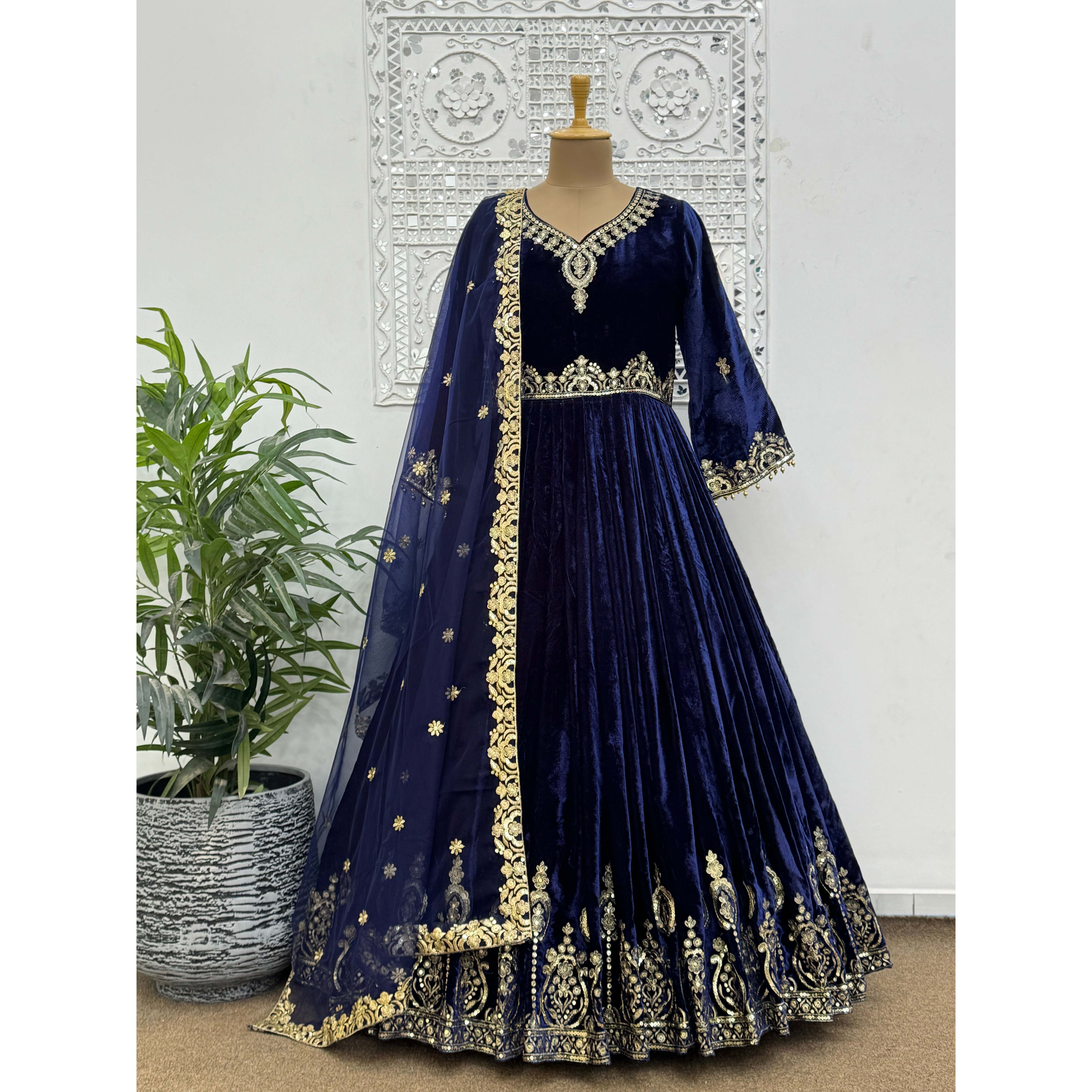 Pakistani Frock Fancy Dress Frock Suit Embellished Raw Silk Frock Design  Pakistani Party Dress
