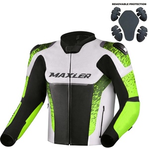 Mens Genuine Leather Motorbike Jacket OEM Supplier Custom Logo Motorcycle Riding Gear Protective Outerwear - Product Image 2