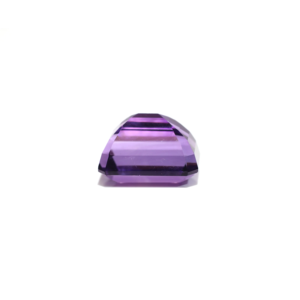 Handcrafted 10.95 Carat Faceted Amethyst Loose Gemstone 11mm Natural Calibrated Stone for Fine Jewelry - Product Image 3