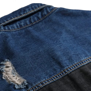 High Quality Comfortable Breathable Eco-Friendly Men's Denim Jackets 100% Cotton New Arrival High Street Style Winter - Product Image 5