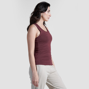 Lightweight Soft Premium Women's Tank <b>Top</b> with Front Logo Breathable & Eco-Friendly Sporty Active Wear - Product Image 2