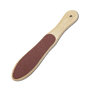 Râpe à pieds UBI 26 cm double face pour callosités et cors, outil de pédicure humide/sec, lime à pieds avec manche en bois pour usage domestique - Product Image 2
