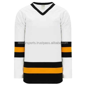 Maillots de hockey sur glace personnalisés, service d'usine en gros, sublimation de haute qualité, tissu en maille respirant, pour équipes extérieures - Product Image 1