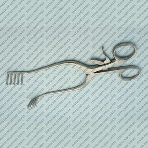 Écarteur chirurgical OR Grade Travers 4X5 à pointes émoussées, 8 pouces, auto-serrant, avec crochet à plaies, instruments orthopédiques CE ISO - Product Image 5