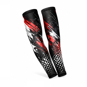 Mangas de compresión deportivas para hombre, personalizadas, transpirables, elásticas, de soporte y protección para fitness, running, ciclismo y entrenamiento. - Product Image 6