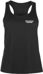 เสื้อกล้ามสีดำสำหรับผู้หญิง Hunter Sports คอกลม สีพื้น ผ้าโพลีเอสเตอร์ ระบายอากาศได้ดี เหมาะสำหรับใส่ในฤดูร้อน - Product Image 4