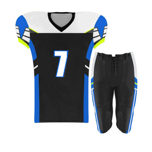 Custom Sublimated Printed Breathable Short American Football Uniform Jersey Pants Sports Teamwear MALUZA Industries Team <b>Name</b> - Product Image 5