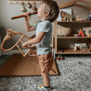 Juguetes para niños de alta calidad precio barato ratán natural hobby caballo palo niños ponis cabeza palos - Product Image 2