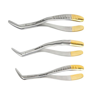 Dental Root Forceps <b>Set</b> Manual Minimally Invasive Broken Root Extractor Surgical Tooth Removal <b>Pliers</b> Upper Mandible Universal - Product Image 5