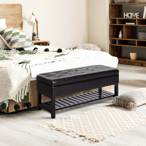 Practical <b>Storage</b> Ottoman <b>Shoe</b> <b>Rack</b> & Stand - Product Image 1