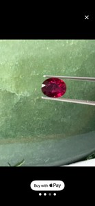 Turmalina Rubelita Natural, Corte Ovalado, Gema Roja, Piedras Sueltas para Joyería, Anillos, Colgantes, Pendientes, Alta Calidad - Product Image 3