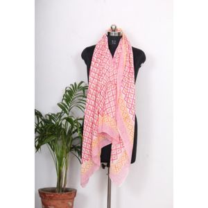 Floral Handmade Cotton <b>Beach</b> Pareo <b>Sarong</b> for Women Fashionable Custom Block Print Long Casual Party Style Gift Swimwear - Product Image 5