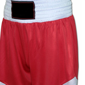 Men's Red White Boxing Tank Top and Shorts Set Moisture Wicking Sports Apparel Regular Fit Adult Size and online sale - Product Image 5