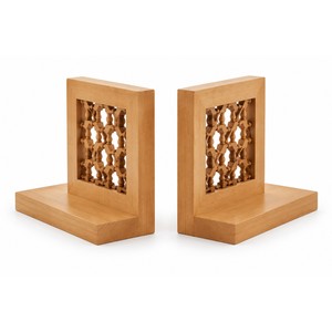 Porte-livres Mashrabiya en sycomore tournés à la main, vente en gros |   Artisan de Moradabad - Product Image 1