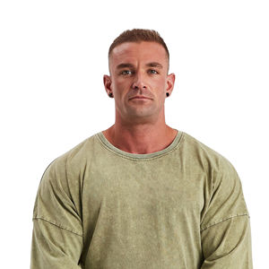 T-shirt pour homme de haute qualité 100% coton, col rond, logo personnalisé imprimé, respirant, écologique, 220g, manches courtes, taille oversize - Product Image 5