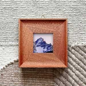Little <b>Wooden</b> <b>Picture</b> <b>Frame</b> / Mahogany / Small and simple - Product Image 1