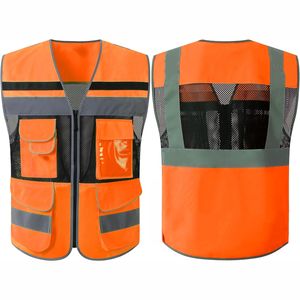 Gilets de Travail Décontractés pour Hommes en Nylon/Coton Personnalisés de Haute Qualité, Multi-Poches, Imperméables et Respirants pour l'Automne – Vente en Gros - Product Image 4