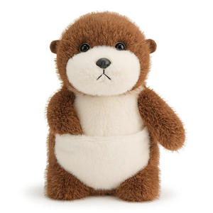 Peluche de Nutria de 23 cm, Simulación Realista, Regalo de Peluche Suave de Nutria, Juguete de Animal de Peluche - Product Image 1