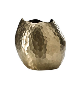 Florero Metálico con Diseño Único de Textura de Hoja, Decorativo y Cónico, de Aluminio, para Decoración del Hogar y Hoteles - Product Image 3