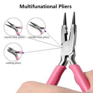 Multi-functional <b>Pliers</b> DIY Crafts Stripping Crimping Cutting Jewelry <b>Pliers</b> Jewelry <b>Pliers</b> <b>Set</b> Professional <b>Pliers</b> Wholesaler - Product Image 6
