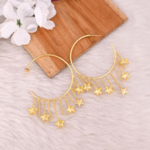 Boucles d'oreilles pendantes vintage en laiton faites à la main pour femmes, bijoux bohèmes uniques, idées cadeaux, boucles d'oreilles créoles en laiton de haute qualité, commande en gros - Product Image 1