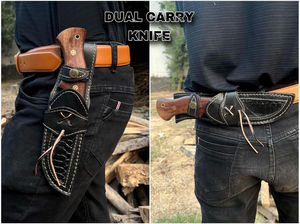 Cuchillo plegable de Damasco, herramienta para acampar al aire libre, cuchillo de acero de Damasco hecho a mano, cuchillo de bolsillo de Damasco para exteriores - Product Image 4