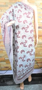 Pareo de Playa Hecho a Mano en India, de Algodón, con Estampado Batik, Reversible, Ecológico, de Secado Rápido - Product Image 5