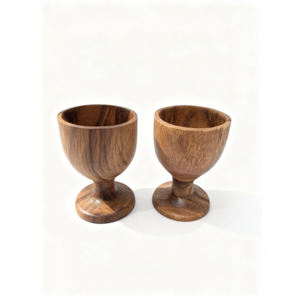 Copa de Vino de Madera de Acacia Kalea - Product Image 1