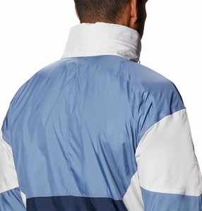 Chaqueta Deportiva con Capucha para Hombre, Diseño Color Block, Cierre de Cremallera, Cortavientos, Casual, Otoño, Poliéster, Corte Regular - Product Image 5