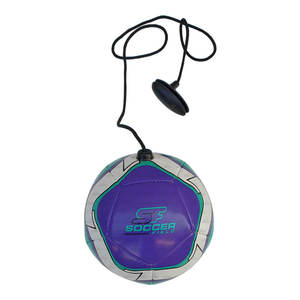 Customizable Logo Children's Soccer Ball Training Device Durable PU PVC Material Loop Handle Classic Style Football Training - Product Image 5