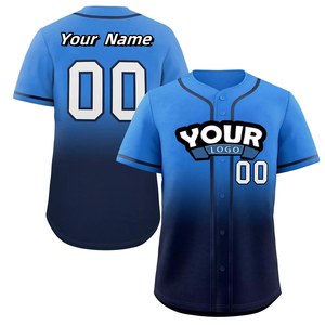 Maillot de baseball américain personnalisé en usine, design tendance, meilleure qualité, logos brodés, toutes les équipes, chemise de baseball - Product Image 3