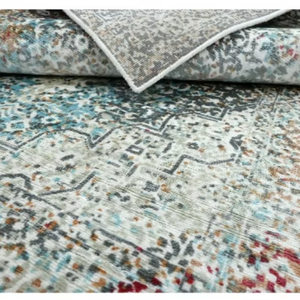 Alfombra Lavable con Diseño de Mechones para Habitación Infantil, Alfombra Suave al Tacto para Niños Pequeños, a Precio Accesible - Product Image 1