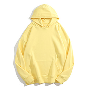 Sudadera con Capucha para Hombre, 100% Algodón, Talla Grande, Color Sólido, Otoño y Primavera, Sudadera Gruesa y Cómoda, con Logotipo Personalizado, Venta al Por Mayor - Product Image 3